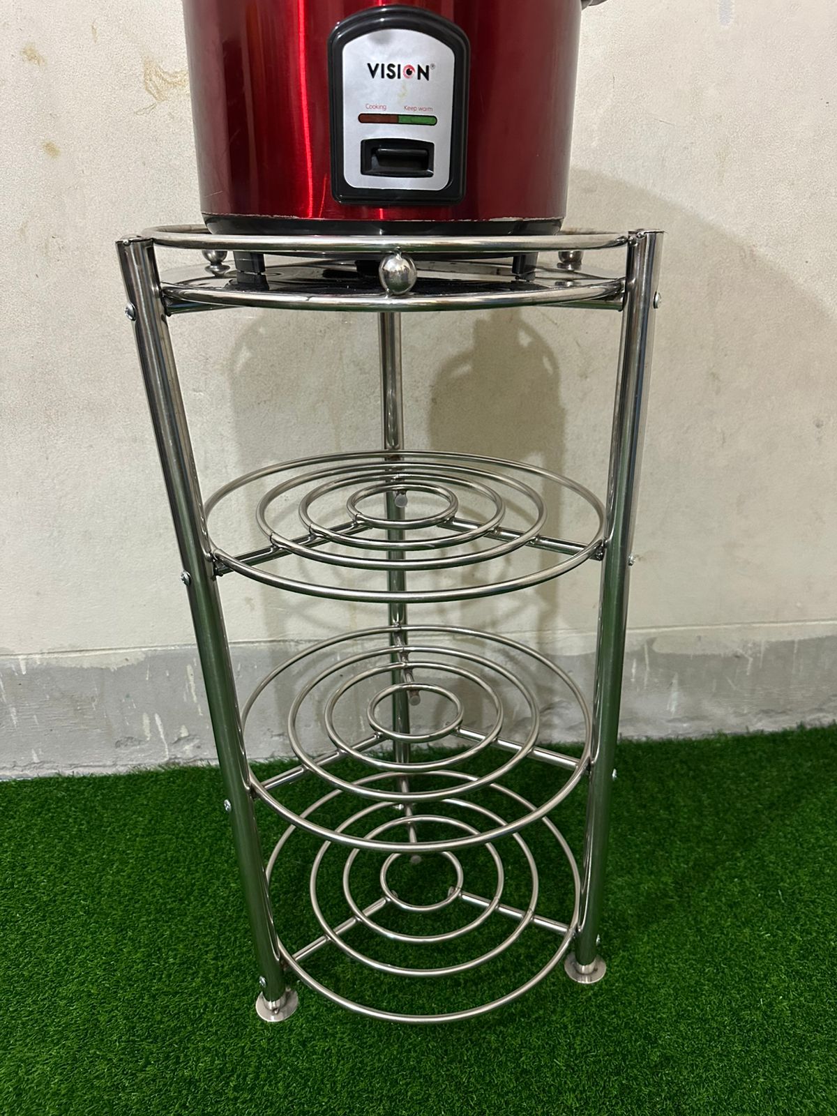 ম্যাটেরিয়াল: ১০০% অরিজিনাল স্টেইনলেস স্টিল (Stainless Steel)। 4 layer patil stan
