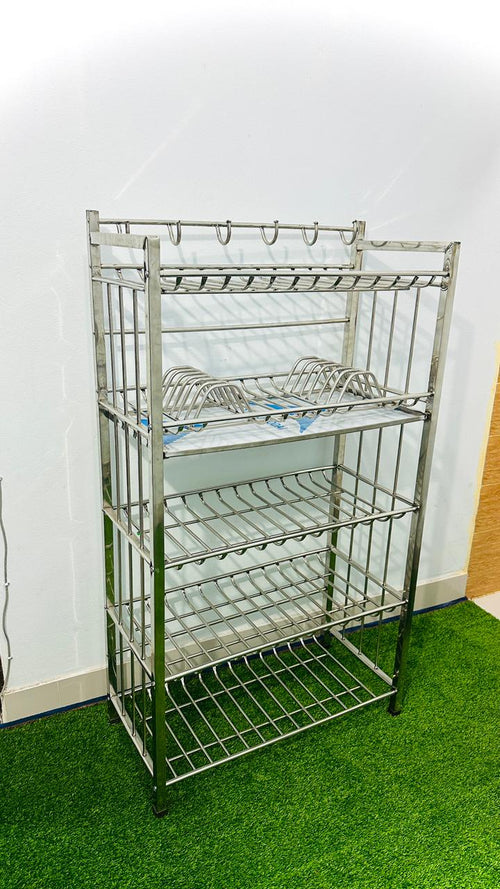 Original Stainless Steel VIP Rack with Tray । 5 layer